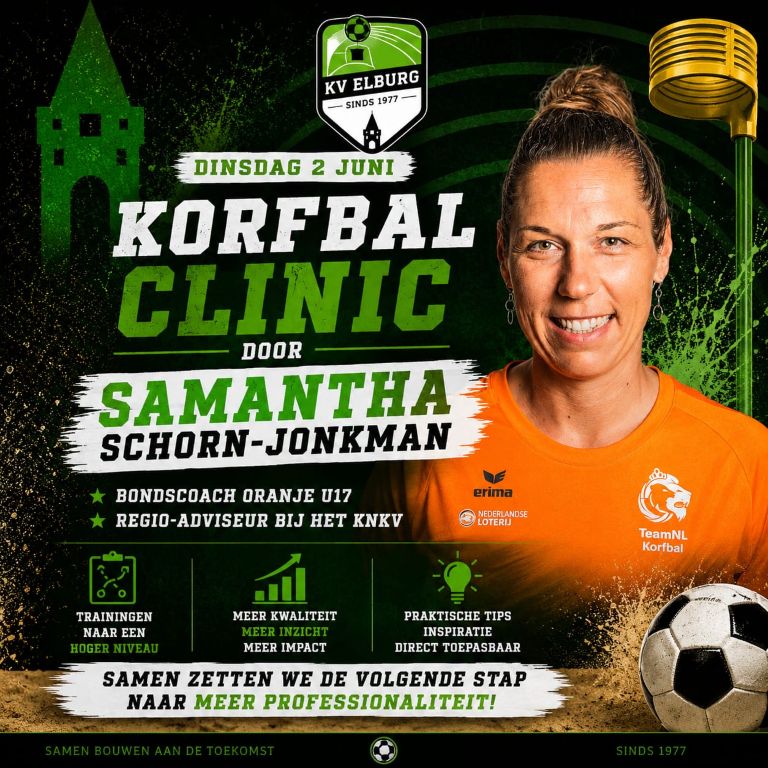 Topclinic bij KV Elburg met bondscoach Samantha Schorn-Jonkman