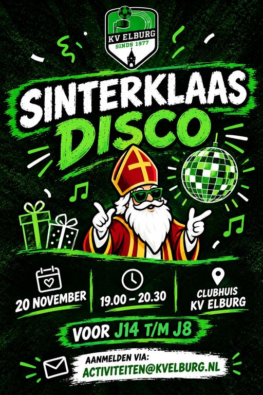 Sinterklaas Disco Bij KV Elburg